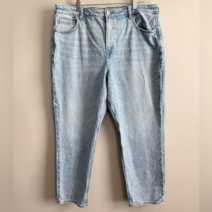 American Eagle Outfitters AEO Strigid Mom Jeans Size 18 Short